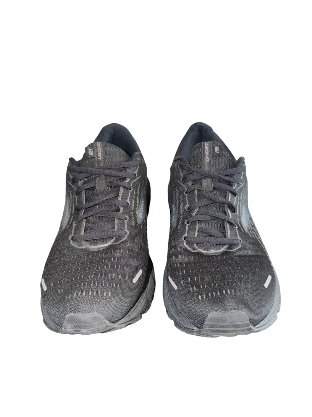 Brooks ghost 13 Men's Black Athletic Running Shoe’s size 10.5 - Picture 3 of 6